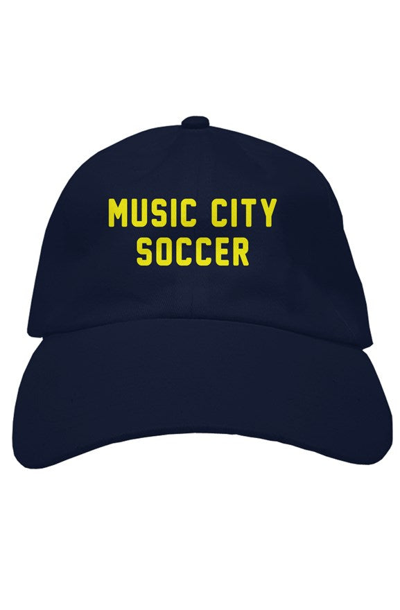 Music City Soccer premium dad hat