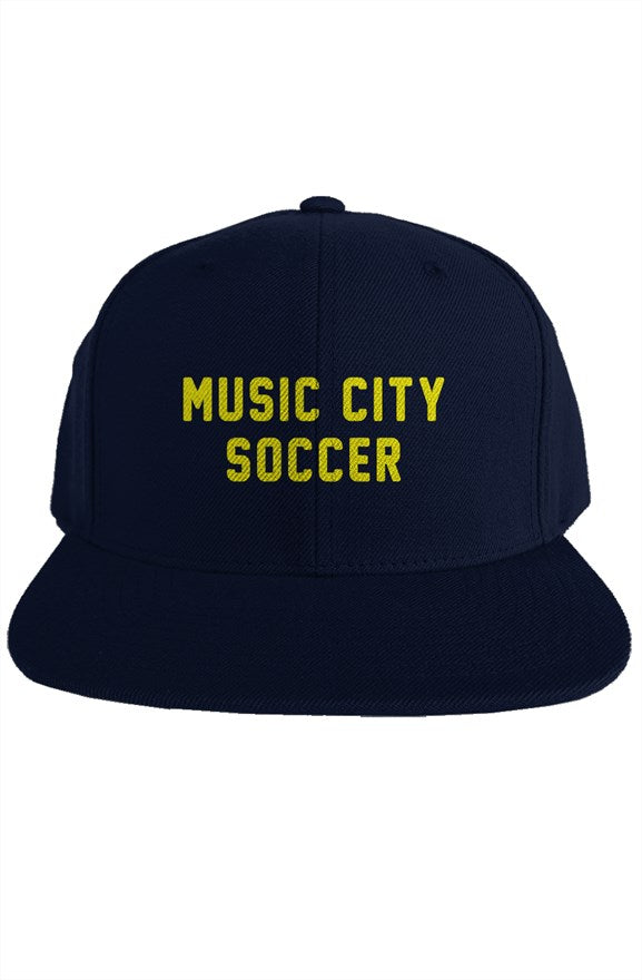 Music City Soccer premium snapback