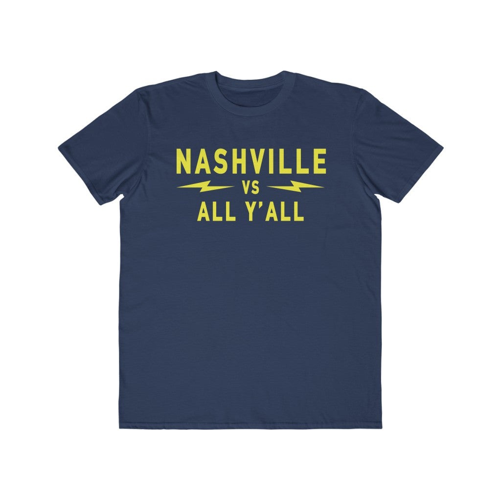 Nashville Vs Navy with Gold Text T-shirt