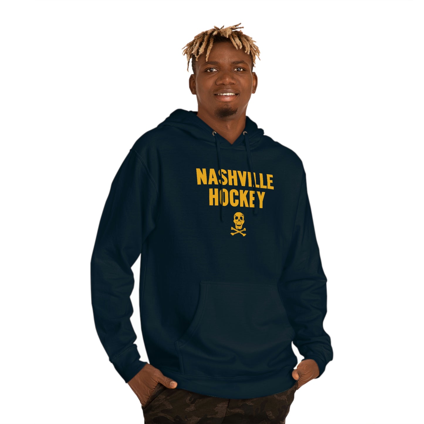 Nashville Hockey Skull Hooded Sweatshirt