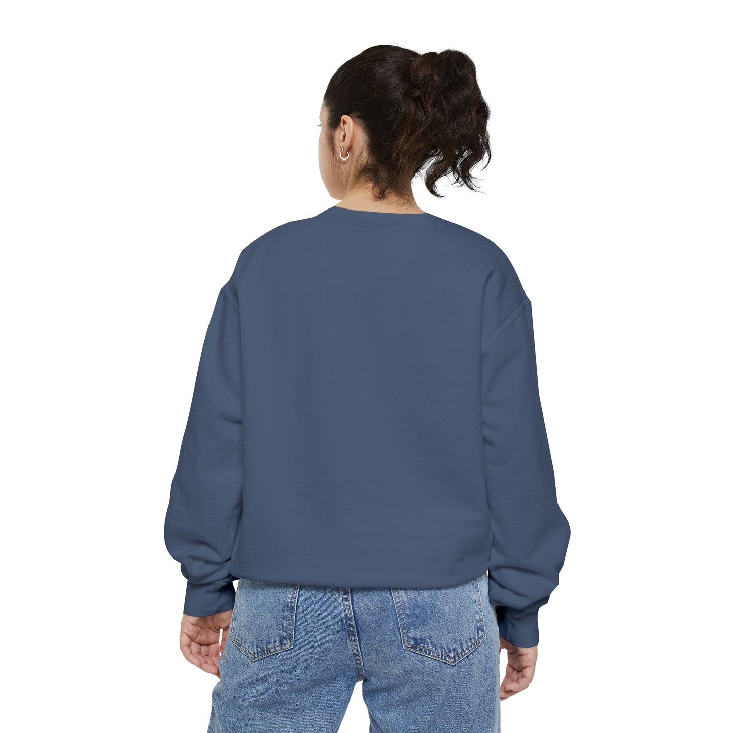 Local Script Unisex Garment-Dyed Sweatshirt