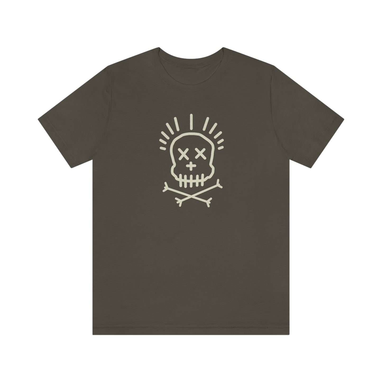 Line Skull Short Sleeve Tee