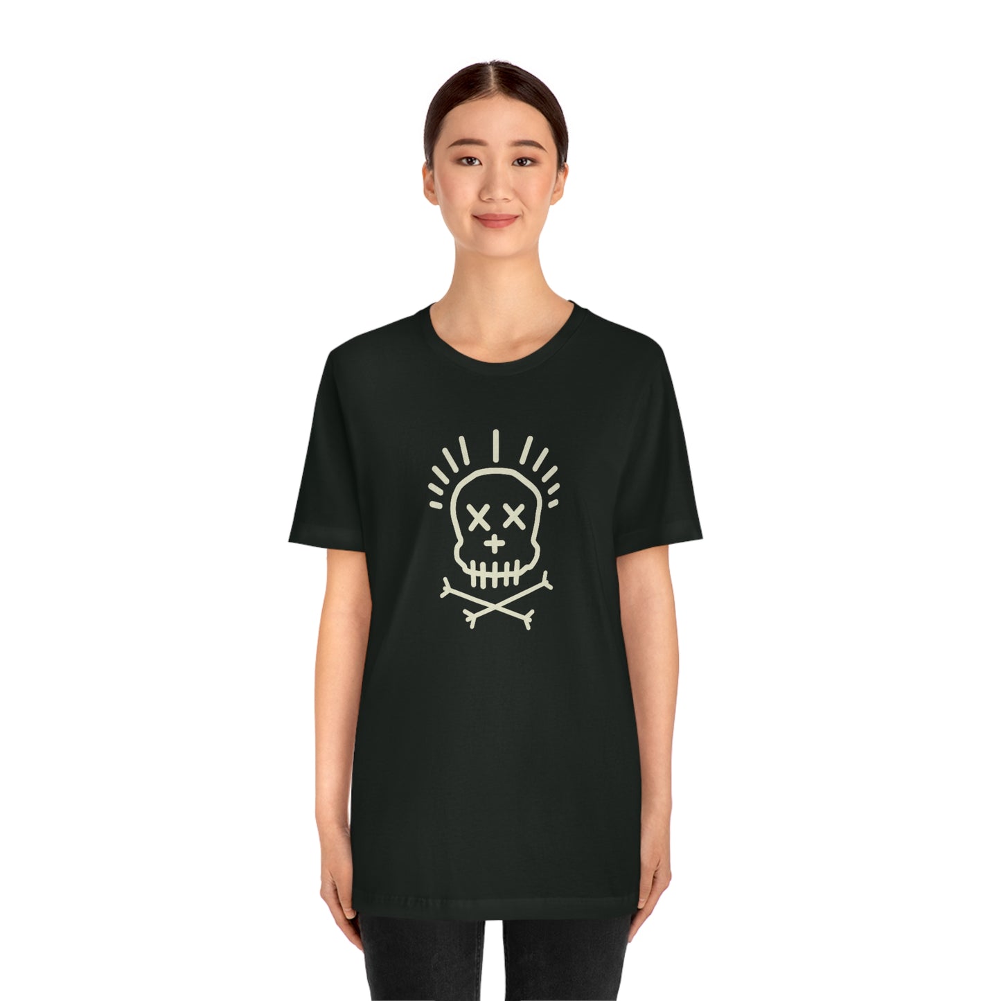 Line Skull Short Sleeve Tee