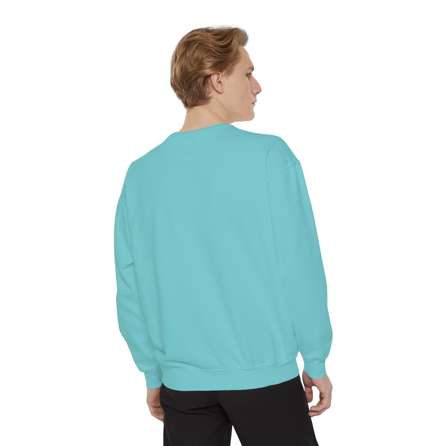 Local Script Unisex Garment-Dyed Sweatshirt