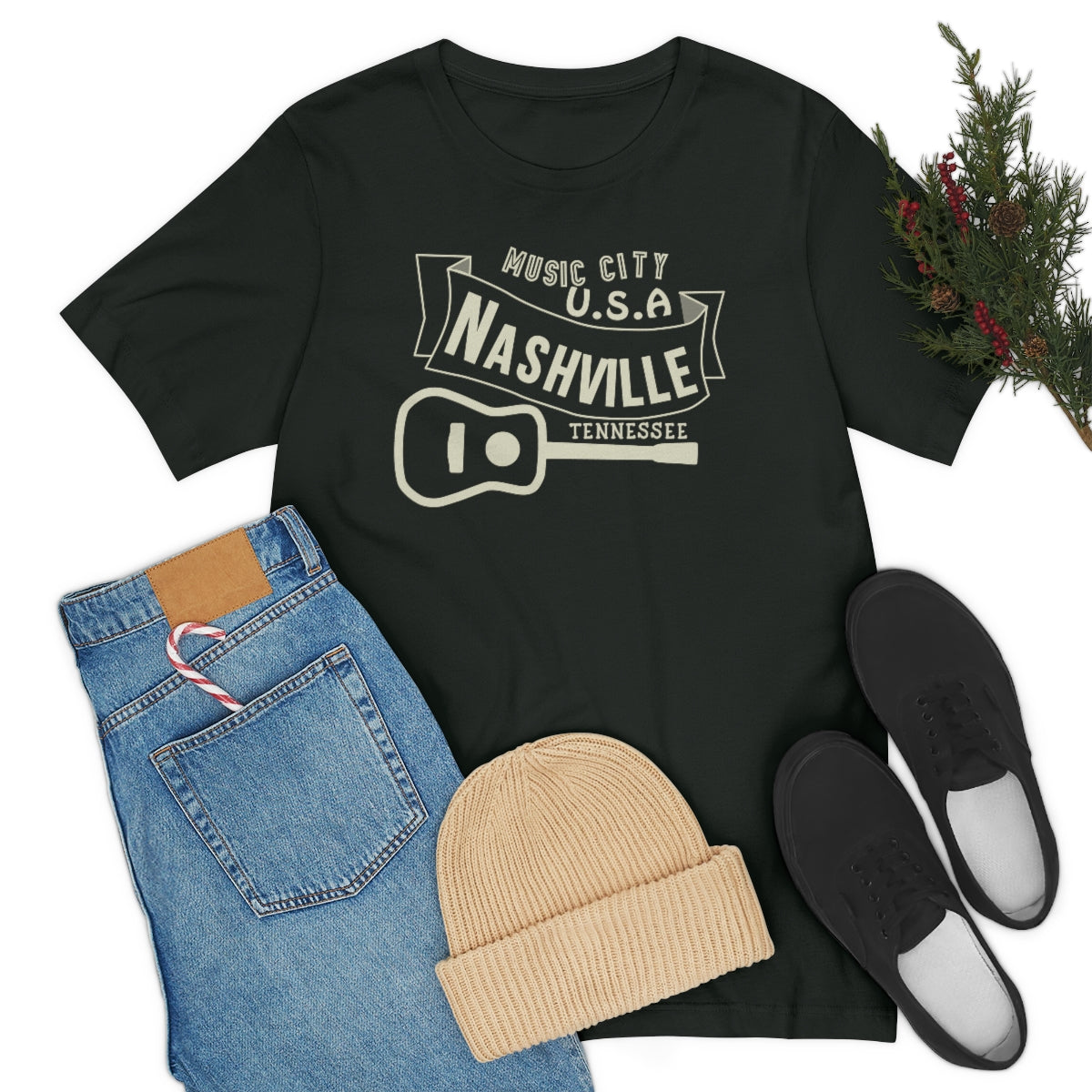Nashville TN Banner Tshirt