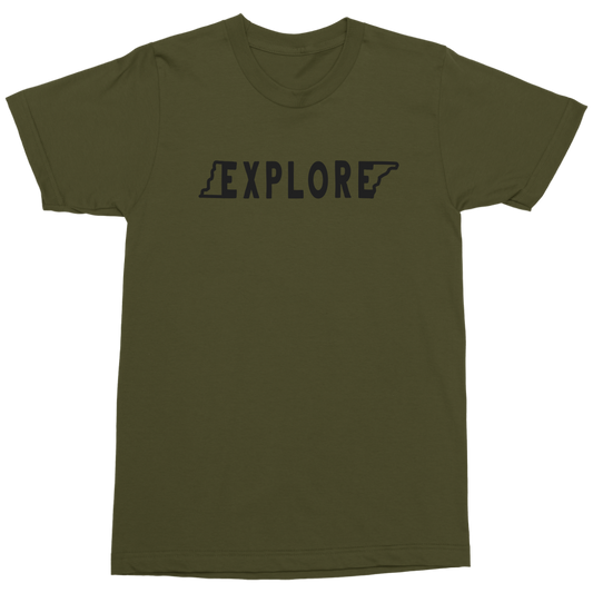 Explore Outline Military T-shirt