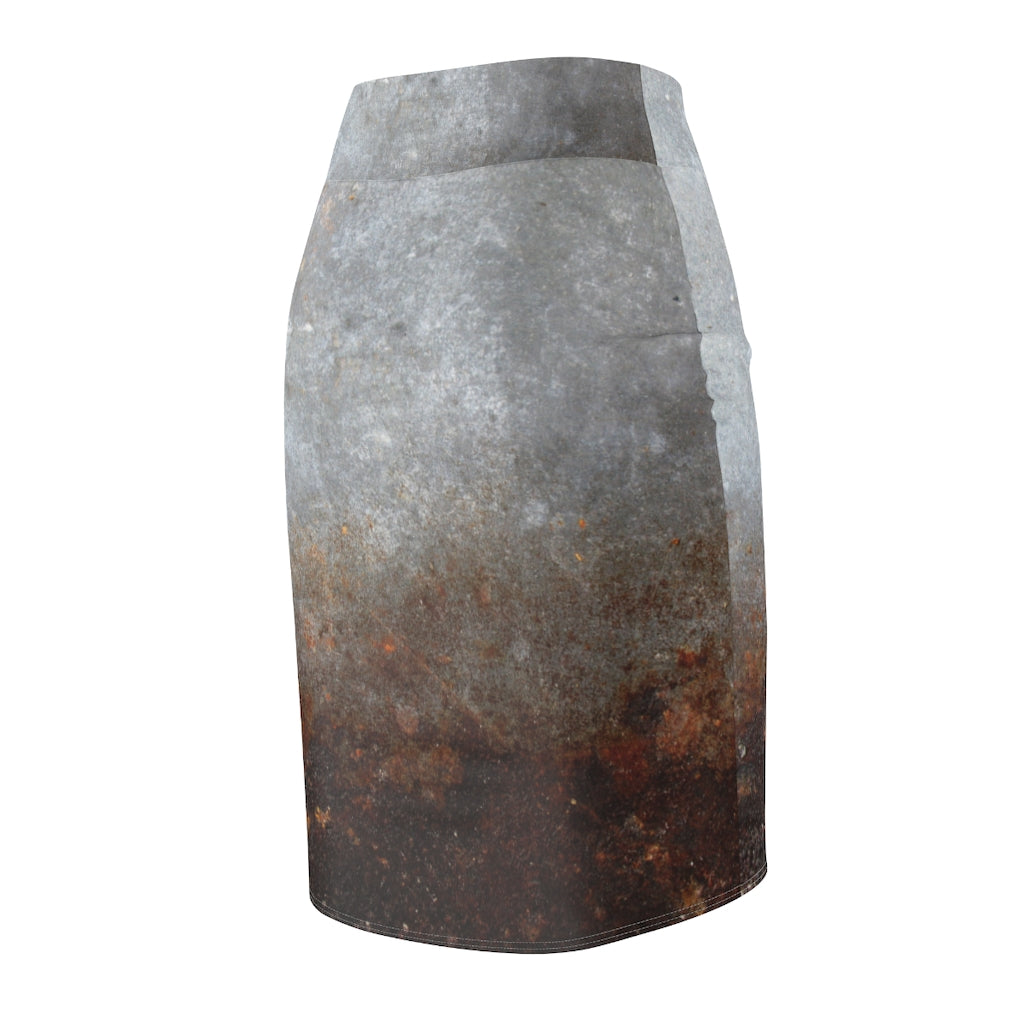 Women's Rusted  Pencil Skirt