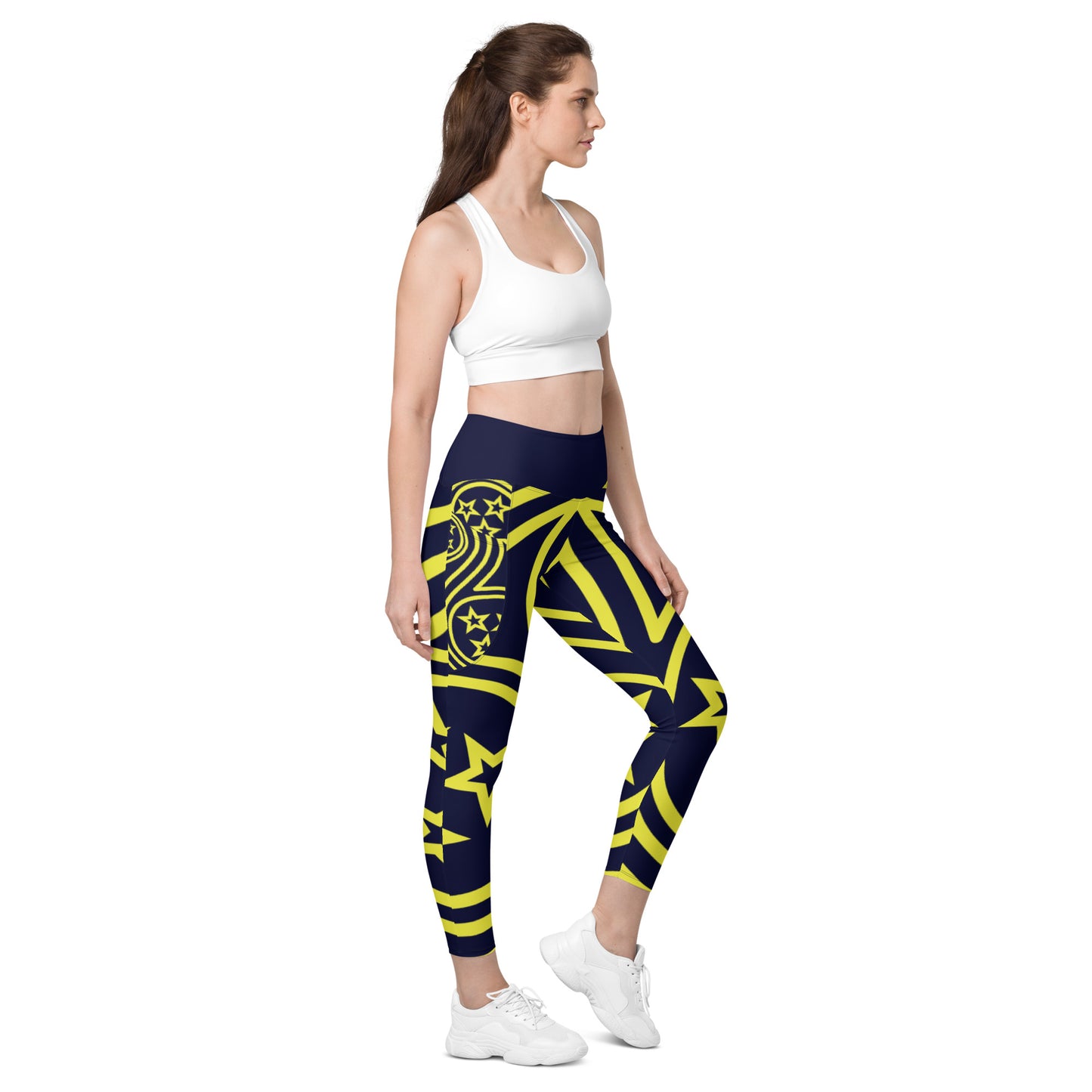 Paisley Tristar Leggings with pockets