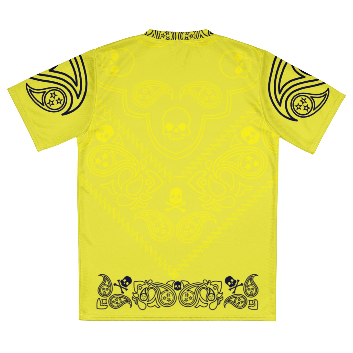 Skull Paisley Recycled unisex sports jersey