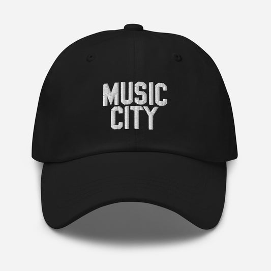 Music City Basic Text Dad hat