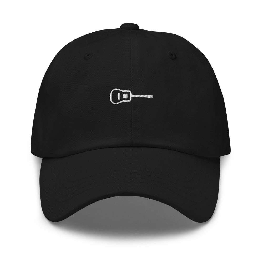 Small Guitar Embroidery Dad hat