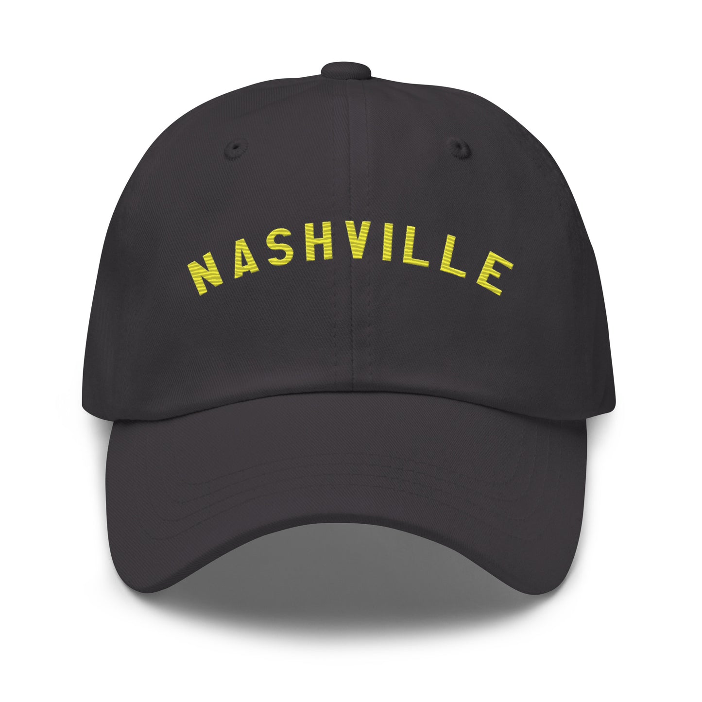 Nashville Curved text Dad hat