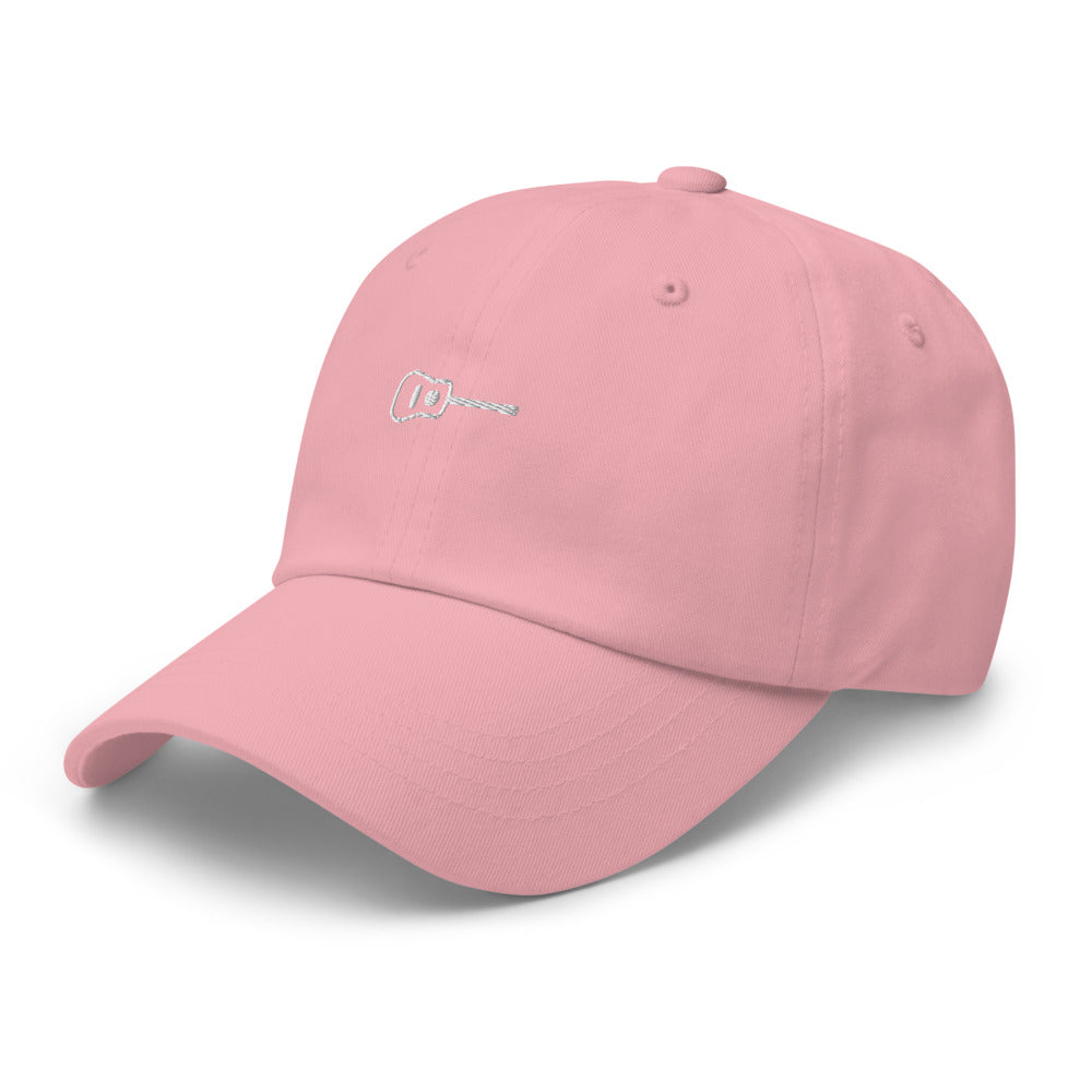 Small Guitar Embroidery Dad hat