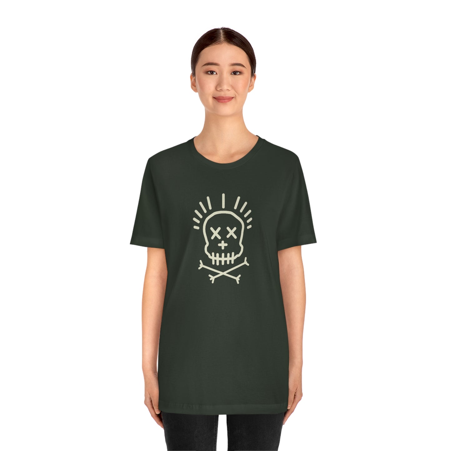 Line Skull Short Sleeve Tee