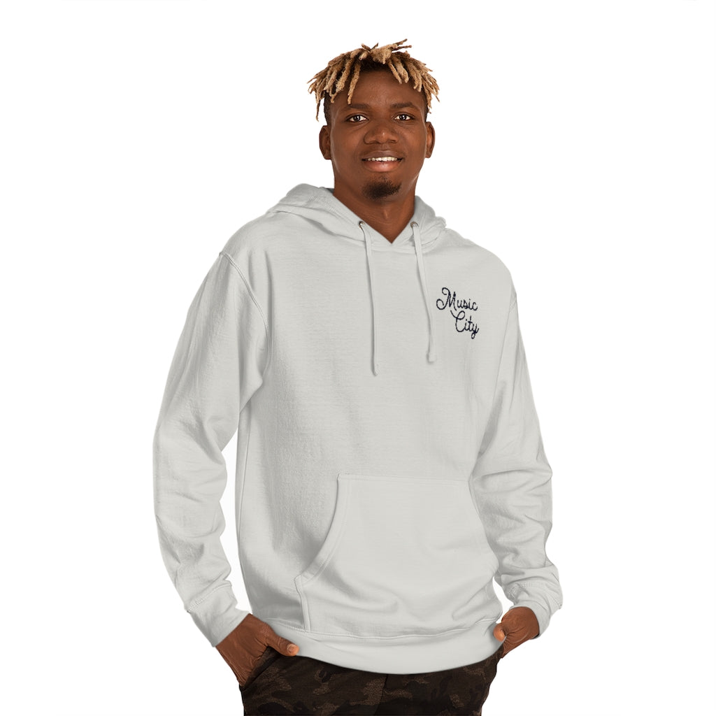 Music City Bless your Heart Bone Hoodie
