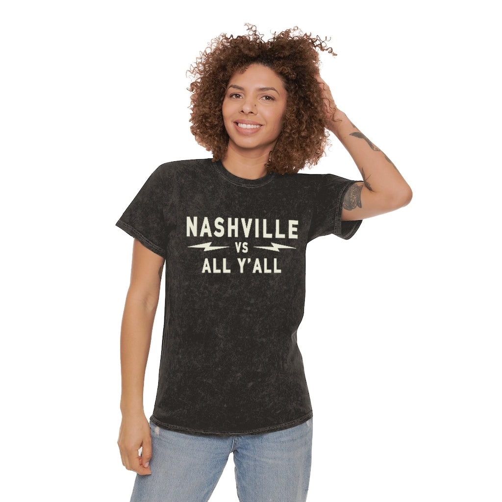 Nashville VS BW Unisex Mineral Wash T-Shirt