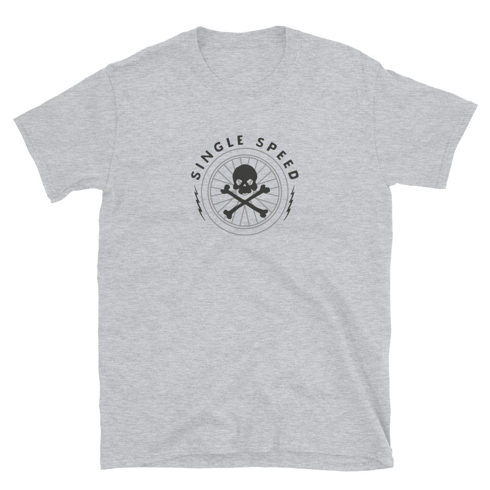 Single Speed Skull  Unisex T-Shirt