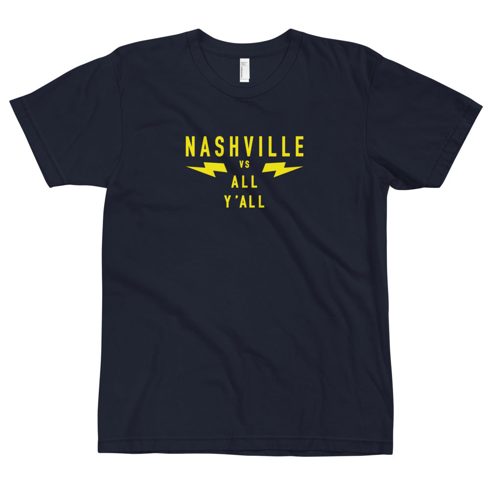 Nashville Vs All Y'all Modern Gold T-Shirt