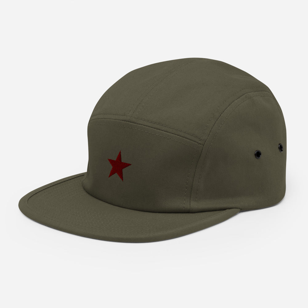 Red Star Olive Five Panel Cap