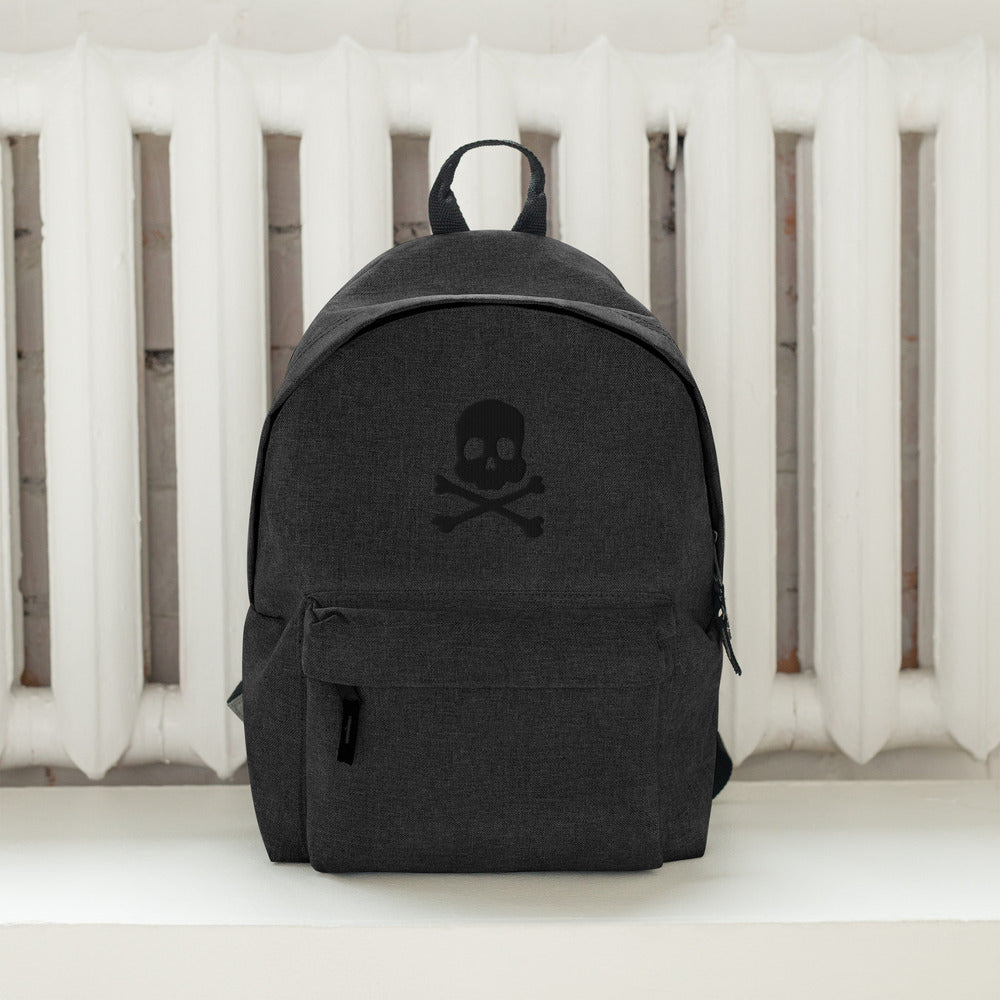 SkullXBones Embroidered Backpack