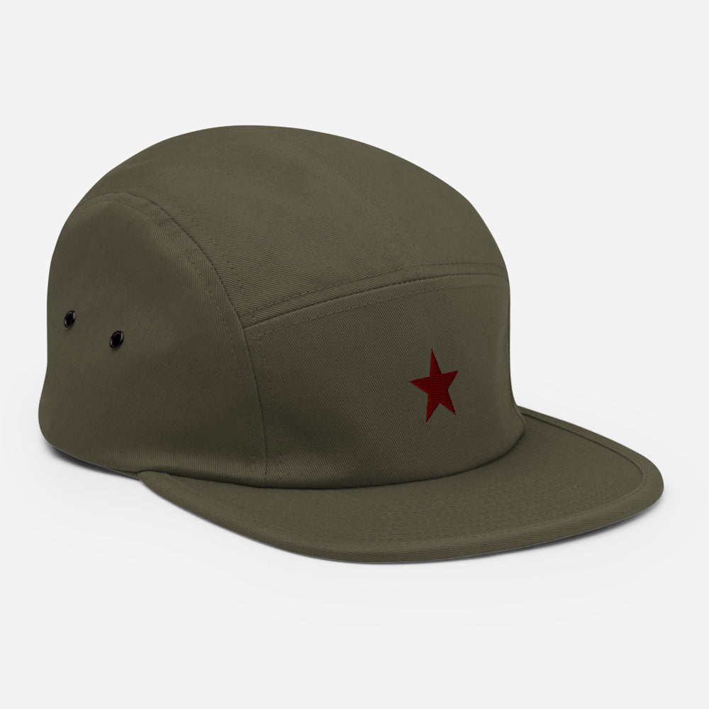 Red Star Olive Five Panel Cap