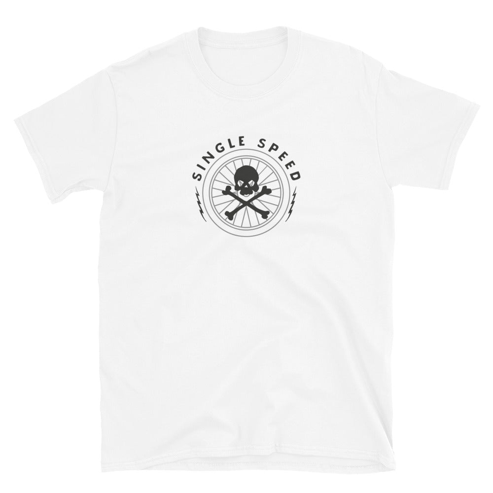 Single Speed Skull  Unisex T-Shirt