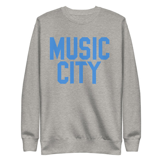 Music City Basic Text Unisex Fleece Pullover