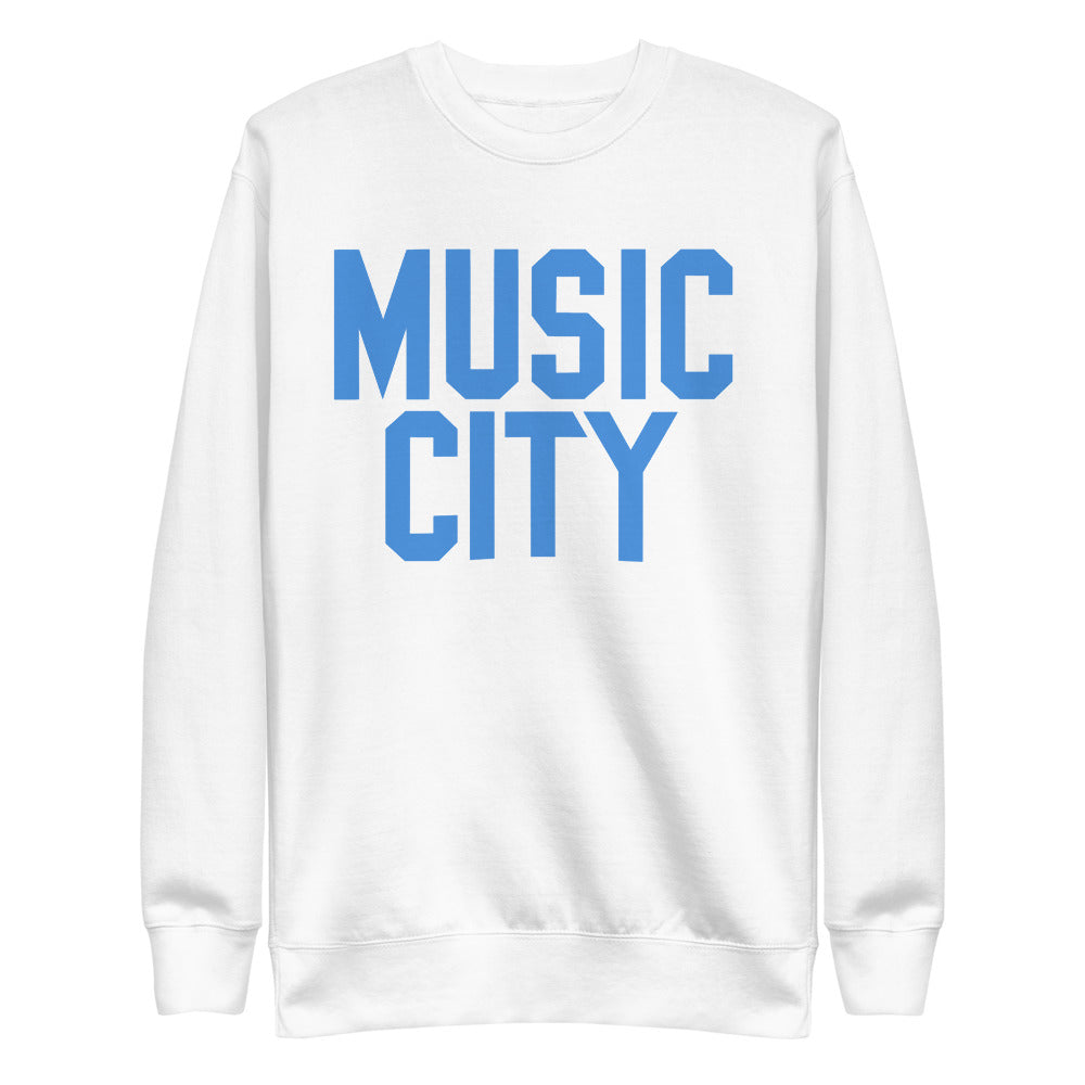 Music City Basic Text Unisex Fleece Pullover