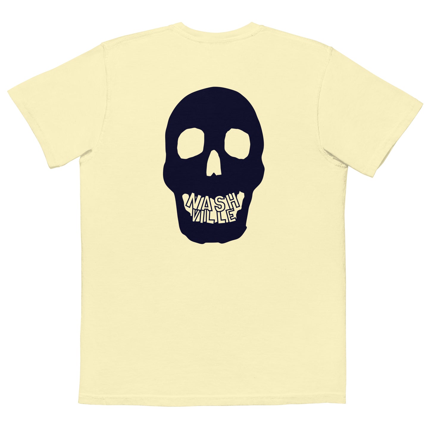 Bless Reverse NashTeeth Skull Unisex garment-dyed pocket t-shirt