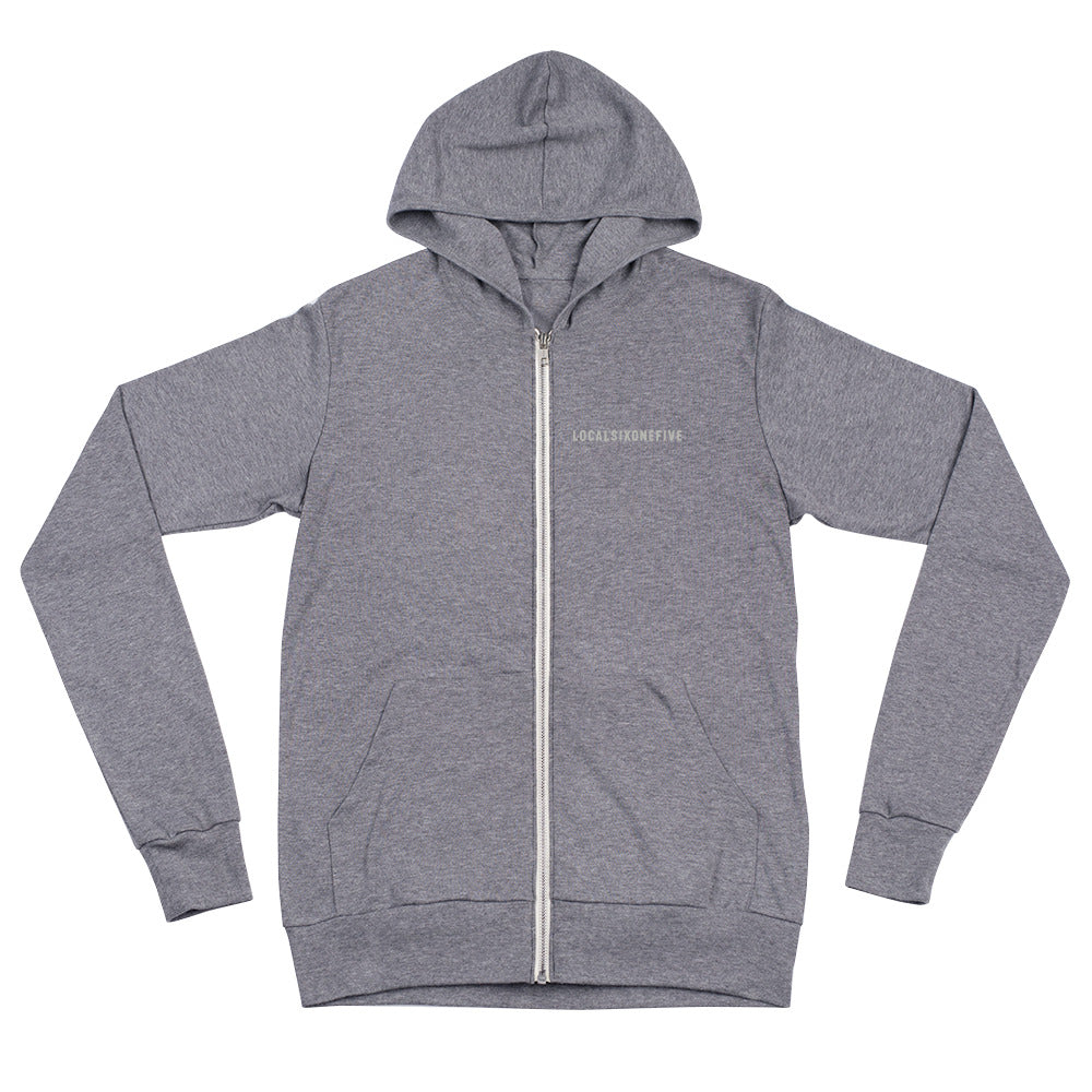 LocalSixOneFive Lightweight Unisex zip hoodie