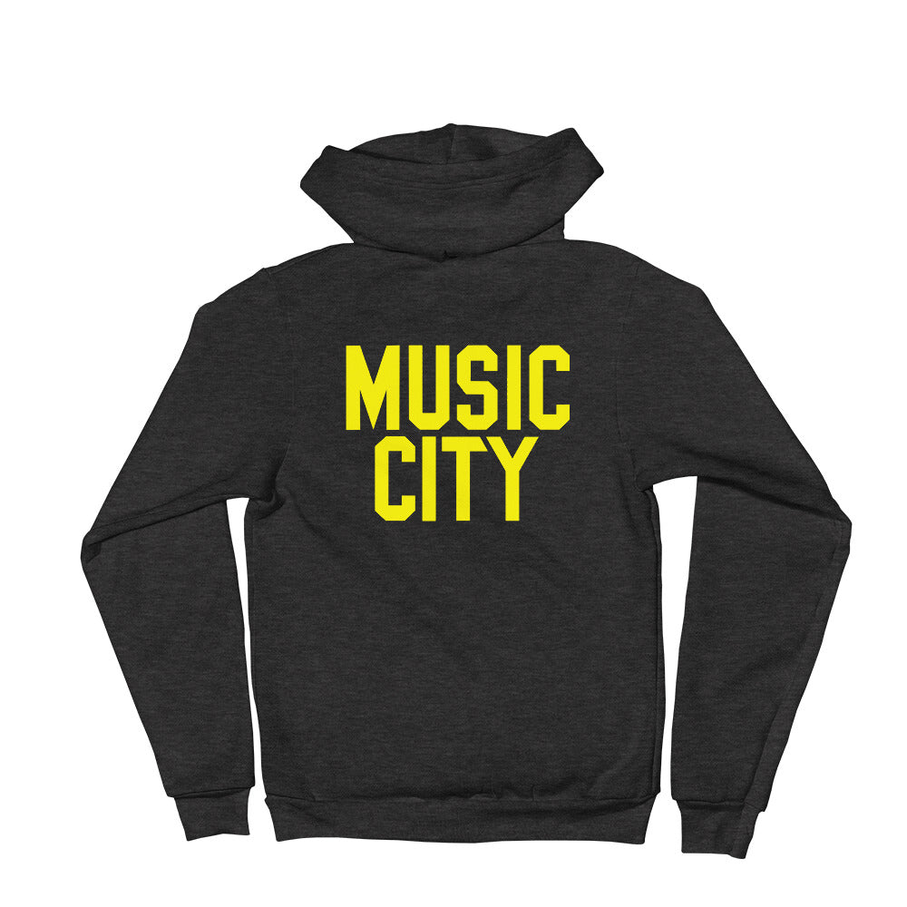 Music City Modern Gold Print Hoodie sweater
