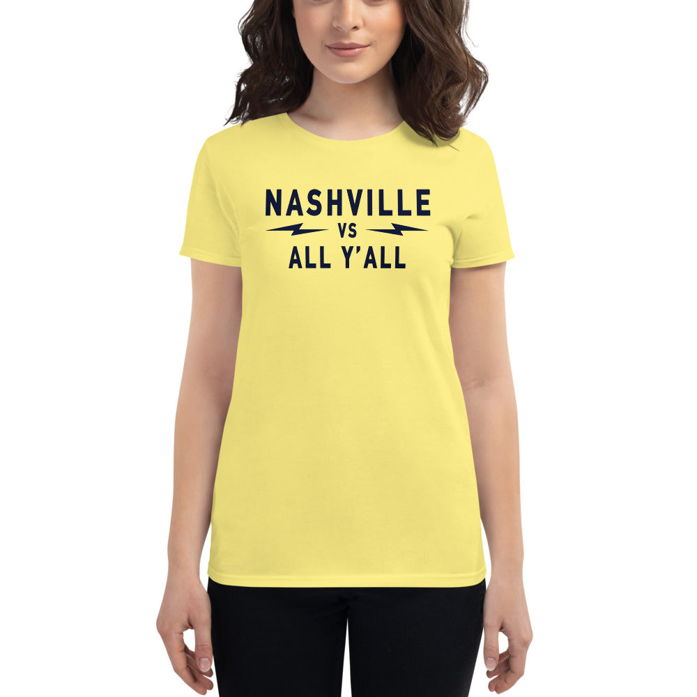 Nashville Vs Women's Gold short sleeve t-shirt